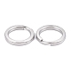 304 Stainless Steel Keychain Clasps KEYC-D049-05-3