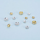 Abalorios de latón Diamante de imitación espaciador RB-JP0002-13A-6