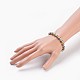 Natural Pearl Beads Stretch Bracelets BJEW-JB03893-04-3