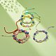 Плетеные браслеты из бисера из смолы и глаз со стразами и бисером для девочек и женщин BJEW-JB08740-03-2