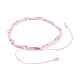 Adjustable Nylon Thread Braided Beaded Bracelets BJEW-JB04376-03-3