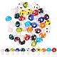 55 pièces 11 perles de chalumeau faites à la main de style champignon LAMP-SZ0001-14-1