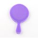 プラスチック製のジュエリーセット：鏡、ヘアコーム  紫色のメディア  88x49x3mm  88x38x3mm MRMJ-S003-05-3