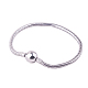 304 Stainless Steel European Style Bracelets for Jewelry Making STAS-PH0006-01A-1