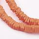 Polymer Clay Bead Strands CLAY-P015-4mm-04-1