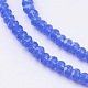 Chapelets de perles en verre imitation jade X-GLAA-G045-A03-3