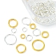 520pcs 12 tamaños conjuntos de anillos de salto abiertos de latón KK-FS0001-18-4