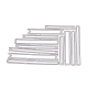 付箋フレーム炭素鋼切削ダイスステンシル  DIYスクラップブッキング/フォトアルバム用  装飾的なエンボス印刷紙のカード  つや消しプラチナ  14.7x9cm DIY-F032-08-6