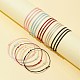 Fabrication de bracelets en cordon tressé en polyester réglable AJEW-FS0001-03-5