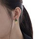 Boucles d'oreilles en laiton avec zircone cubique de micro pave EJEW-BB70420-3