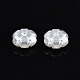 ABS Plastic Imitation Pearl Bead Rhinestone Settings OACR-N008-151-3