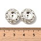 Messing Legierung Strass Perlen&nbsp;RB-TAC0001-01D-3
