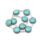 Perles de strass turquoise synthétique G-Q487-07-2