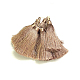 Groses décorations de pendentif pompon en nylon NWIR-I003-06-3