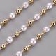 Handgefertigte Perlenketten aus Messing CHC-S012-005A-01-1