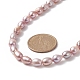 Natural Pearl Beaded Necklace for Women NJEW-JN04188-03-4