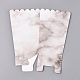 Textura de mármol patrón papel cajas de palomitas de maíz CON-L019-B-07-2