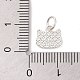 Charms de plata de primera ley con forma de gato. STER-F056-03S-01-3