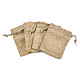 Bolsas con cordón de imitación de poliéster bolsas de embalaje ABAG-R005-9x7-15-1