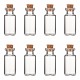 Botellas de vidrio frasco de vidrio X-AJEW-H004-3-1