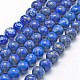 Chapelets de perles en lapis-lazuli naturel X-G-P335-09-8mm-1