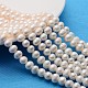 Klasse eine natürliche kultivierte Süßwasserperle Perlen Stränge X-A23WW011-1