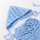 Costume de bonnet de bébé en crochet AJEW-R030-55-3