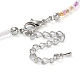 Verre collier de perles NJEW-Z029-05A-3