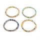 Stretch-Armband aus künstlichen Edelsteinen mit Glasperlen und synthetischem Hämatit für Frauen BJEW-JB07659-4