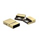Nickel Free & Lead Free Antique Bronze Plated Alloy Rectangle Magnetic Clasps PALLOY-J377-198AB-NR-2