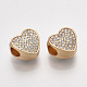 Golden Plated  Alloy European Beads MPDL-S067-21-2