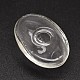Oval Handmade Blown Glass Beads GLAA-L007-21-3