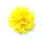 Lace Costume Accessories, Flower, Yellow, 50mm