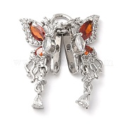 Латунные микро проложить кубического циркония слайд подвески KK-G503-37P-01