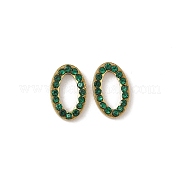 Кабошоны из стразов из нержавеющей стали 304 STAS-A057-04G-C02