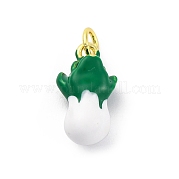 Латунь эмаль подвески KK-U066-02B-G