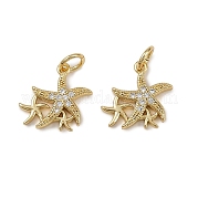 Латунные микро проложить кубического циркония подвески KK-I358-065G-02