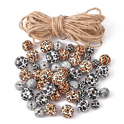 Kit de fabrication de décoration d'affichage de pendentif en perles de bois bricolage&nbsp;DIY-YW0005-97