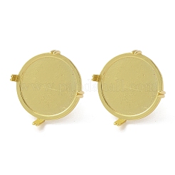 Accessoires de montage pour boucles d'oreilles à tige en laiton&nbsp;KK-R215-07G