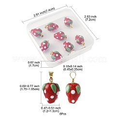 Ciondoli a lume fatti a mano da 8 pezzo&nbsp;LAMP-FS0001-52B