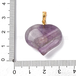 Pendentifs en améthyste naturelle à bandes&nbsp;G-B188-02G-03