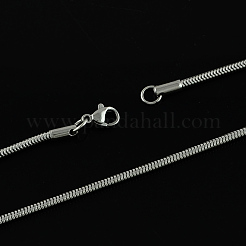 Colliers à chaîne serpent en acier inoxydable 304 résistant au ternissement&nbsp;LS-STAS-S029-09