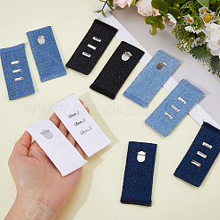 10 Stück verstellbarer Jeans-Taillenverlängerer aus Baumwolle in 5 Farben&nbsp;FIND-HS0002-52
