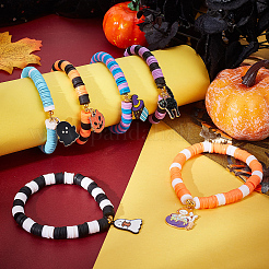 Set zum Basteln von Halloween-Armbändern&nbsp;DIY-SC0021-94