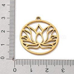 Pendentifs en acier inoxydable 304 avec placage ionique (IP)&nbsp;STAS-M323-52G