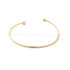 Armreif mit offener Manschette aus klarem Zirkonia&nbsp;BJEW-G663-03G