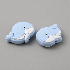 Perle di silicone ecologiche per alimenti per delfini&nbsp;SIL-WH0018-002B