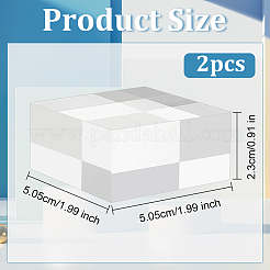 2 Stück quadratisches Acryl-Chassis&nbsp;ODIS-OC0001-22A