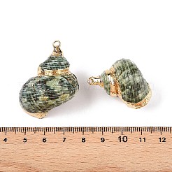 Natürliche Muschel Anhänger&nbsp;X-SSHEL-N038-56