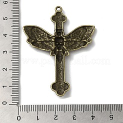 Gros pendentifs en alliage de style tibétain&nbsp;TIBE-P002-04AB